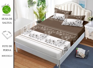 HUSA DE PAT CU ELASTIC CU 2 FETE DE PERNA Premium 180x200cm HSG87