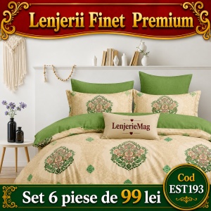 Lenjerie de pat finet 6 piese EST193