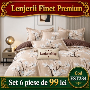 Lenjerie de pat finet 6 piese EST234