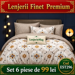 Lenjerie de pat finet 6 piese EST296