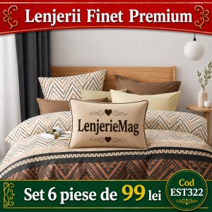 Lenjerie de pat finet 6 piese EST322
