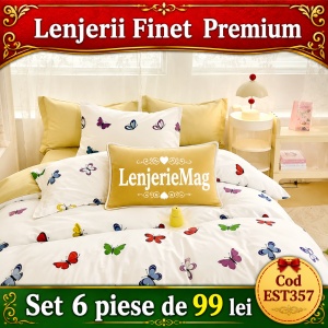 Lenjerie de pat finet 6 piese EST357