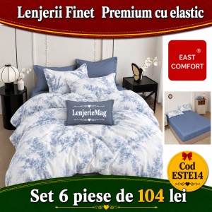 Lenjerie de pat finet 6 piese ESTE14