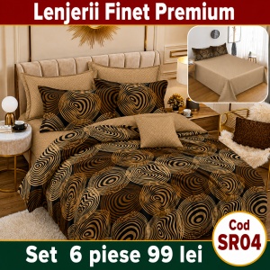 Lenjerie de pat finet 6 piese SR04