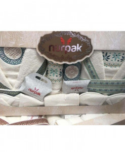 Set Prosoape si Halate din Bumbac ,16 Piese, Nurpak, SBN-03
