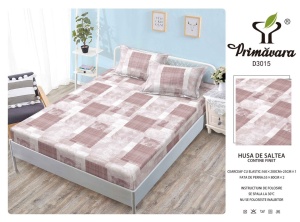 HUSA DE PAT CU ELASTIC CU 2 FETE DE PERNA 160X200 FINET PREMIUM PRI102