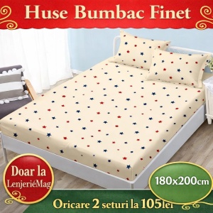 HUSA DE PAT CU ELASTIC CU 2 FETE DE PERNA 180x200cm SKYH50