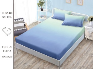 HUSA DE PAT CU ELASTIC CU 2 FETE DE PERNA Premium 180x200cm HSG44
