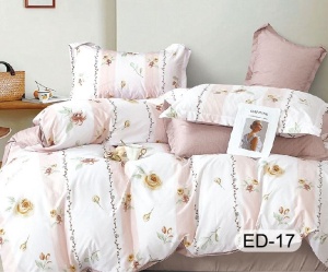 Lenjerie Bumbac Finet Premium 6 piese+husa CADOU ESTD28