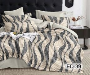 Lenjerie Bumbac Finet Premium 6 piese+husa CADOU ESTD34