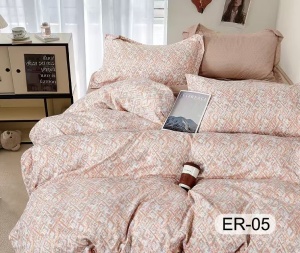 Lenjerie Bumbac Finet Premium 6 piese+husa CADOU ESTD75