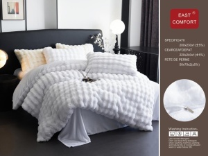 Lenjerie Cocolino Pufoasa Blana de Iepure ESTM07