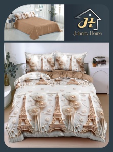 Lenjerie de pat Bumbac Satinat Premium 4 piese SA08– Oferta 3 la 219 lei