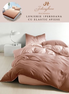 Lenjerie de pat Finet 1 Persoana sau dimensiuni mici cu Elastic Y171