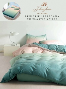 Lenjerie de pat Finet 1 Persoana sau dimensiuni mici cu Elastic Y196
