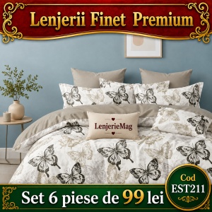 Lenjerie de pat finet 6 piese EST211