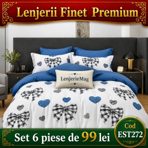 Lenjerie de pat finet 6 piese EST272
