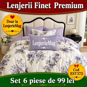 Lenjerie de pat finet 6 piese EST373
