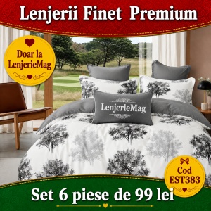 Lenjerie de pat finet 6 piese EST383