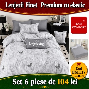 Lenjerie de pat finet 6 piese ESTE17