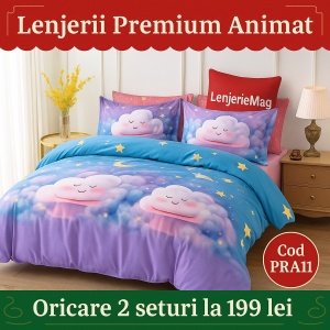 Set Lenjerie cu Elastic Finet Animat PRA11