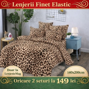 Set Lenjerie cu Elastic Finet Gros 140X200 SKE44