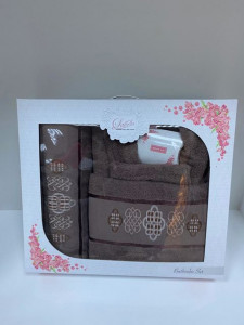 Set Prosoape si Halat din Bumbac 4 Piese LUISA LUS05