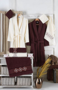 Set Prosoape si Halate din Bumbac 10 Piese, LUISA LUS1007