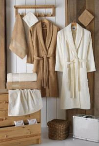 Set Prosoape si Halate din Bumbac 10 Piese, LUISA LUS1017