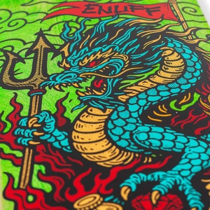 Deck Skateboard Enuff Designer Yokai Dragon 8inch - Img 4