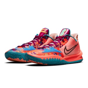 Ghete Baschet Nike Kyrie Low 4 Bright Crimson/Red Plum/University Blue/Black - Img 5