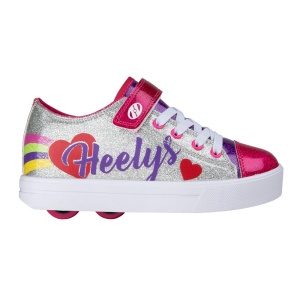 Heelys Snazzy X2 Silver/Rainbow/Heart - Img 2