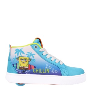 Heelys x Spongebob Racer 20 Mid Cyan/Light Lime/Orange - Img 2
