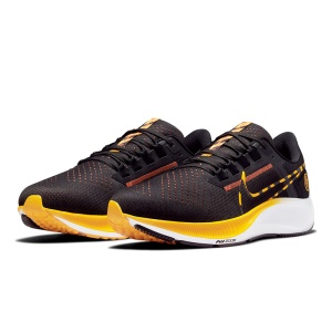 Incaltaminte Alergare Nike Air Zoom Pegasus 38 Black/White/Orange/University Gold - Img 4