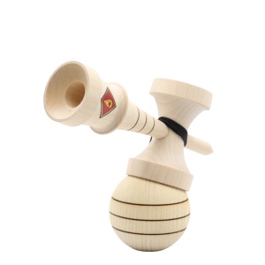 Kendama USA Craft Jet Shape Birch Triple Burnt Line Ash - Img 2