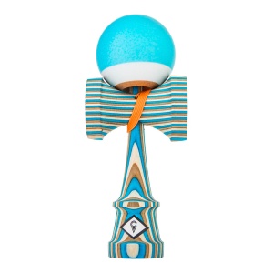 Kendama USA Craft Spectra Blue Reef Saga Shape Blue/White