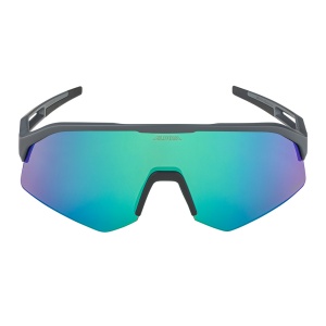 Ochelari de soare Alpina Sonic HR Midnight-Grey Matt Q-Lite Mirror Green - Img 2