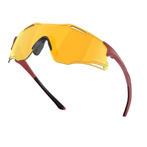 Ochelari de soare Oakley Cybr Zero Matte Iron Prizm 24k - Img 4