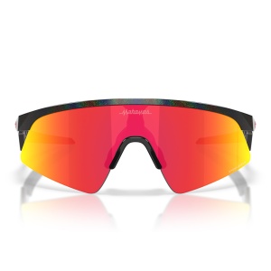 Ochelari de soare Oakley pentru copii Resistor Sweep Patrick Mahomes Dark Galaxy Prizm Ruby - Img 2