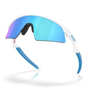 Ochelari de soare Oakley pentru copii Resistor Sweep Polished White Prizm Sapphire - Img 4
