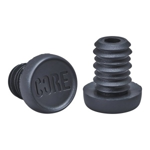Set 2 Bar Ends Core Ghidon Otel Black