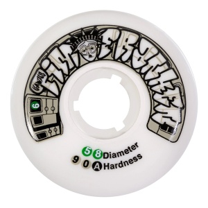 Set 4 roti agresive Gawds Tim Franken 58mm/90A White/White - Img 1