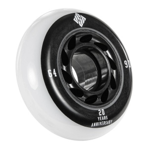 Set 4 roti agresive USD Team 64mm/90A Black/White - Img 2