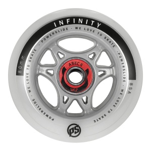 Set 4 roti Powerslide Infinity RTR Silver/Grey 80mm/85A
