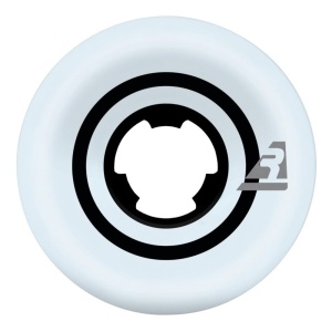 Set 4 roti Skateboard Ricta Speedrings Wide 99a White 53mm - Img 3