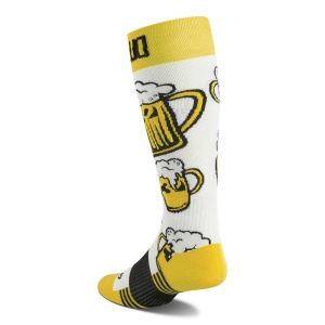 Sosete ThirtyTwo Double White/Yellow - Img 2
