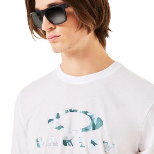 Tricou Oakley Bark Sun White/Blue - Img 4