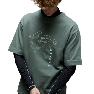 Tricou Oakley MTN Ridge Aviator Green - Img 5