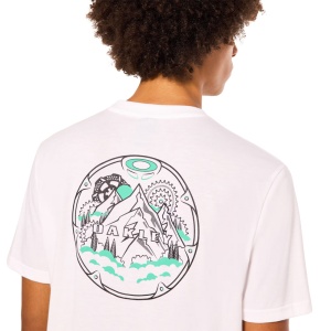 Tricou Oakley Rings Mountain White - Img 4