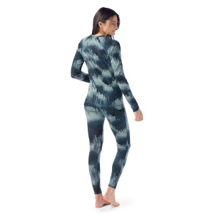 Bluza Corp Smartwool W Classic Thermal Merino Crew Boxed Twilight Foggy Pines 24/25 - Img 2